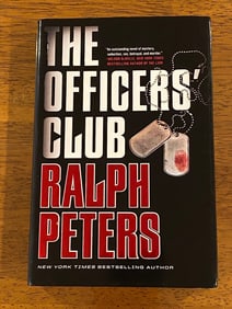 The Officers' Club by Ralph Peters SIGNED & Inscribed First Edition
