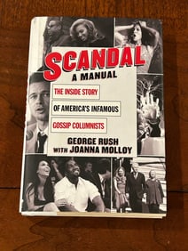 Scandal A Manual By George Rush With Joanna Molloy SIGNED By Molloy With Handwritten Letter