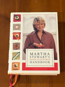 Martha Stewart's Hors D'Oeuvres Handbook SIGNED Fourth Printing