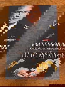 Battlegrounds The Fight to Defend the Free World By H. R. McMaster SIGNED First Edition