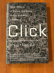 Click By Bill Tancer SIGNED First Edition
