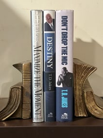 T. D. Jakes SIGNED First Editions - Don't Drop The Mic, Destiny, Maximize The Moment