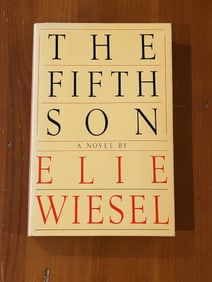 The Fifth Son by Elie Wiesel SIGNED & Inscribed First Edition
