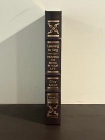 Learning To Sing by Clay Aiken SIGNED Leather Bound Edition