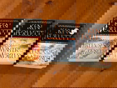Ken Follett The Century Trilogy RARE SIGNED Advance Reading Copies