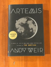 Artemis by Andy Weir SIGNED First Edition