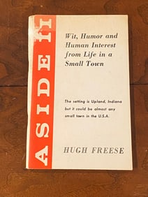 Aside II By Hugh Freese RARE SIGNED First Edition