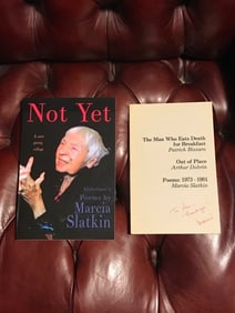 Not Yet: A Care-Giving Collage & Poems 1973-1981 By Marcia Slatkin SIGNED & Inscribed