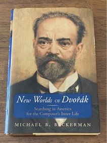 New Worlds Of Dvorak By Michael B. Beckerman SIGNED & Inscribed First Edition With Included CD