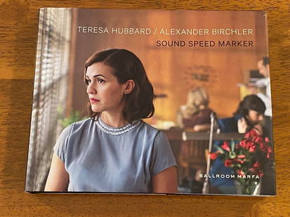 Sound Speed Marker By Teresa Hubbard And Alexander Birchler SIGNED & Inscribed First Edition: Sound Speed Marker By Teresa Hubbard And Alexander Birchler SIGNED & Inscribed First Edition Published by Ballroom Marfa, Maria, 2014