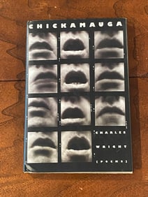 Chickamauga Poems By Charles Wright SIGNED First Edition