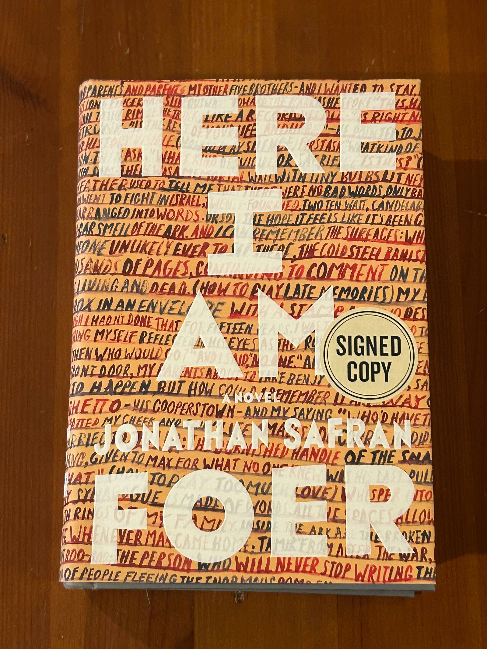 Here I Am By Jonathan Safran Foer SIGNED First Edition (1 of 7)