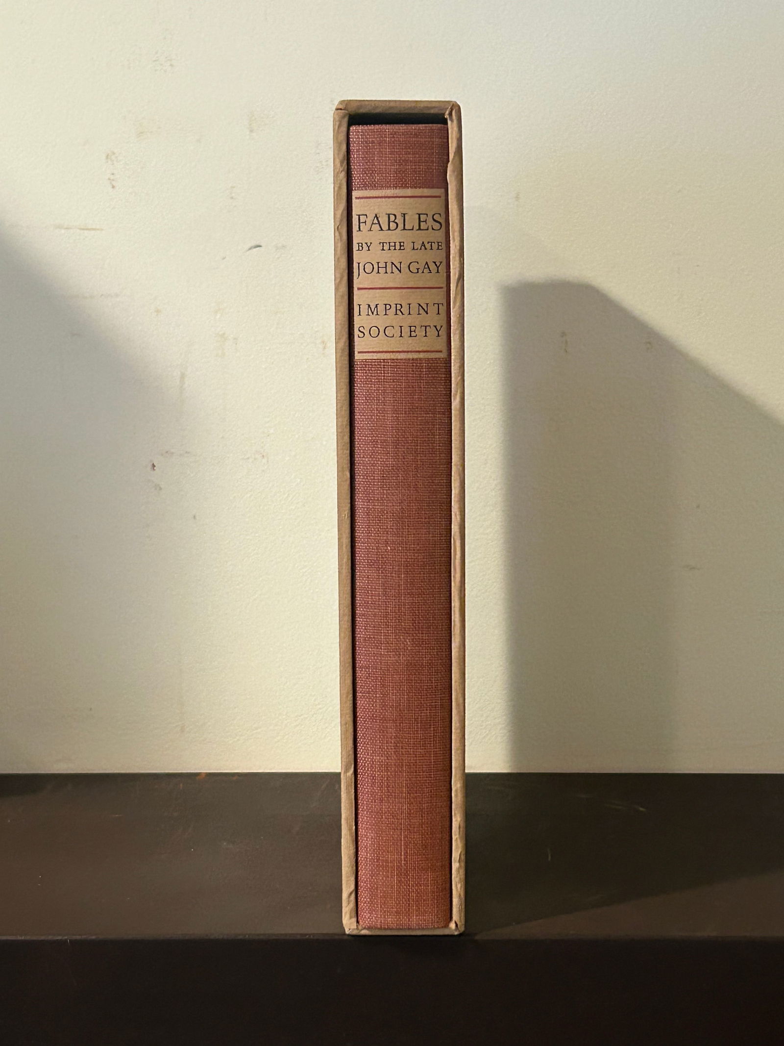 Fables by The Late John Gay Illustrated & SIGNED by Gillian Lewis Tyler (1 of 8)