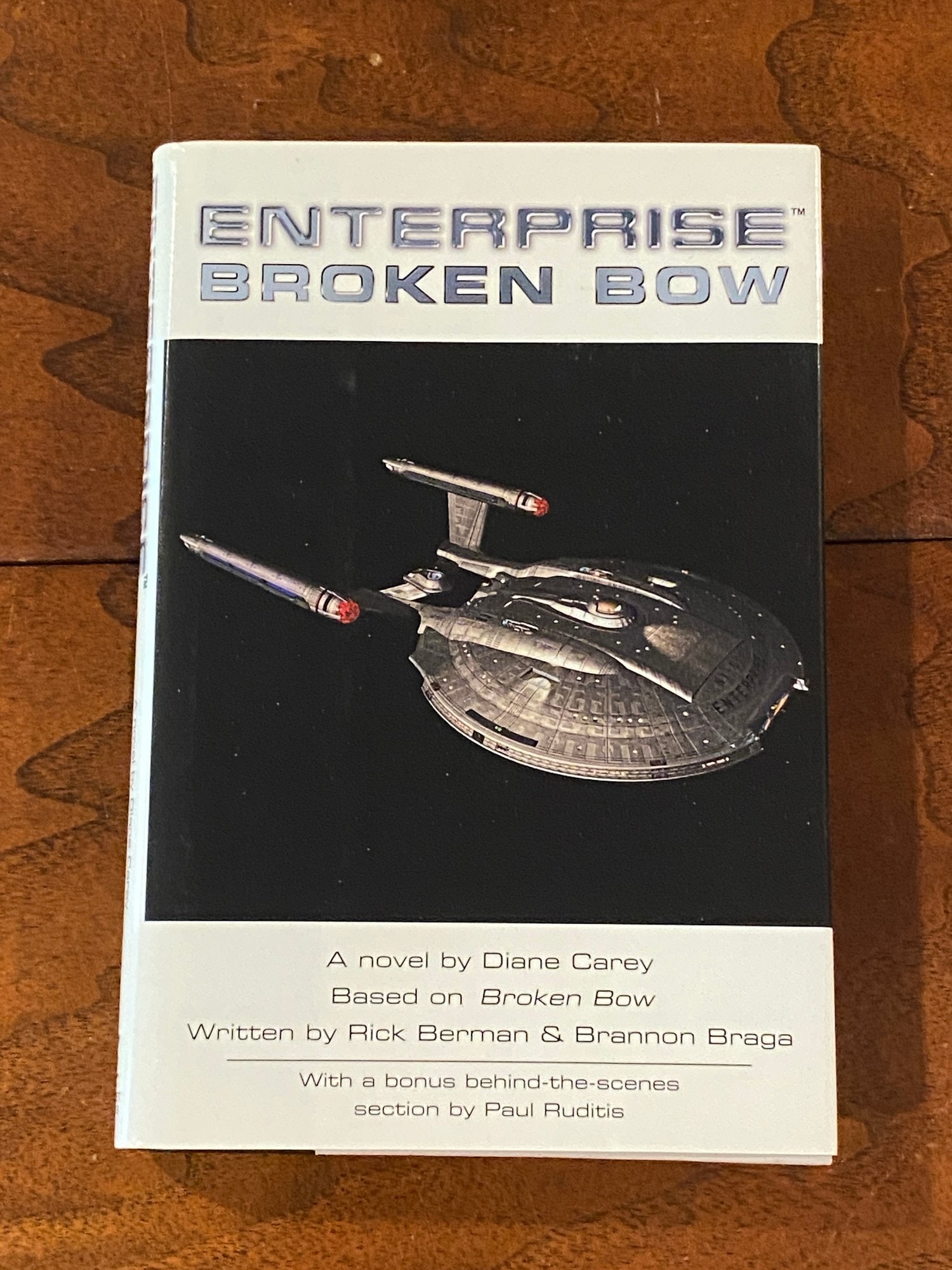 Enterprise Broken Bow By Diane Carey RARE SIGNED By Scott Bakula (Captain Archer) (1 of 7)