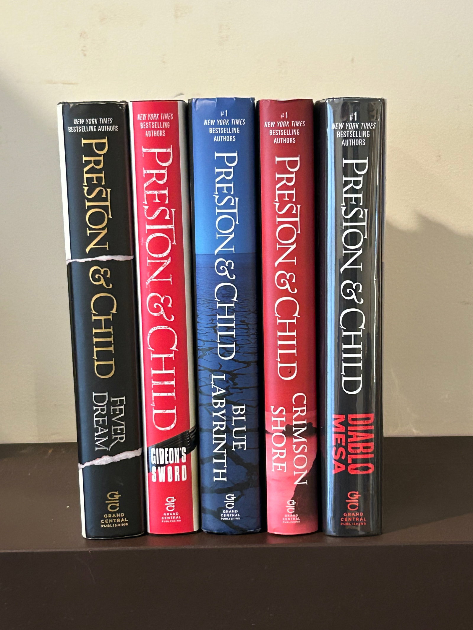 Preston & Child SIGNED Fever Dream, Blue Labyrinth, Crimson Shore & Diablo Mesa (1 of 13)