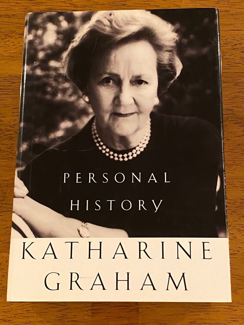 Personal History By Katharine Graham Signed & Inscribed Second Printing Before Publication (1 of 6)