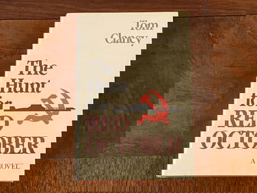 The Hunt For Red October by Tom Clancy Third Printing