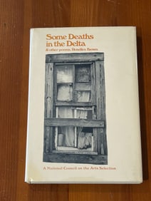 Some Deaths In The Delta & Other Poems by Rosellen Brown SIGNED & Inscribed