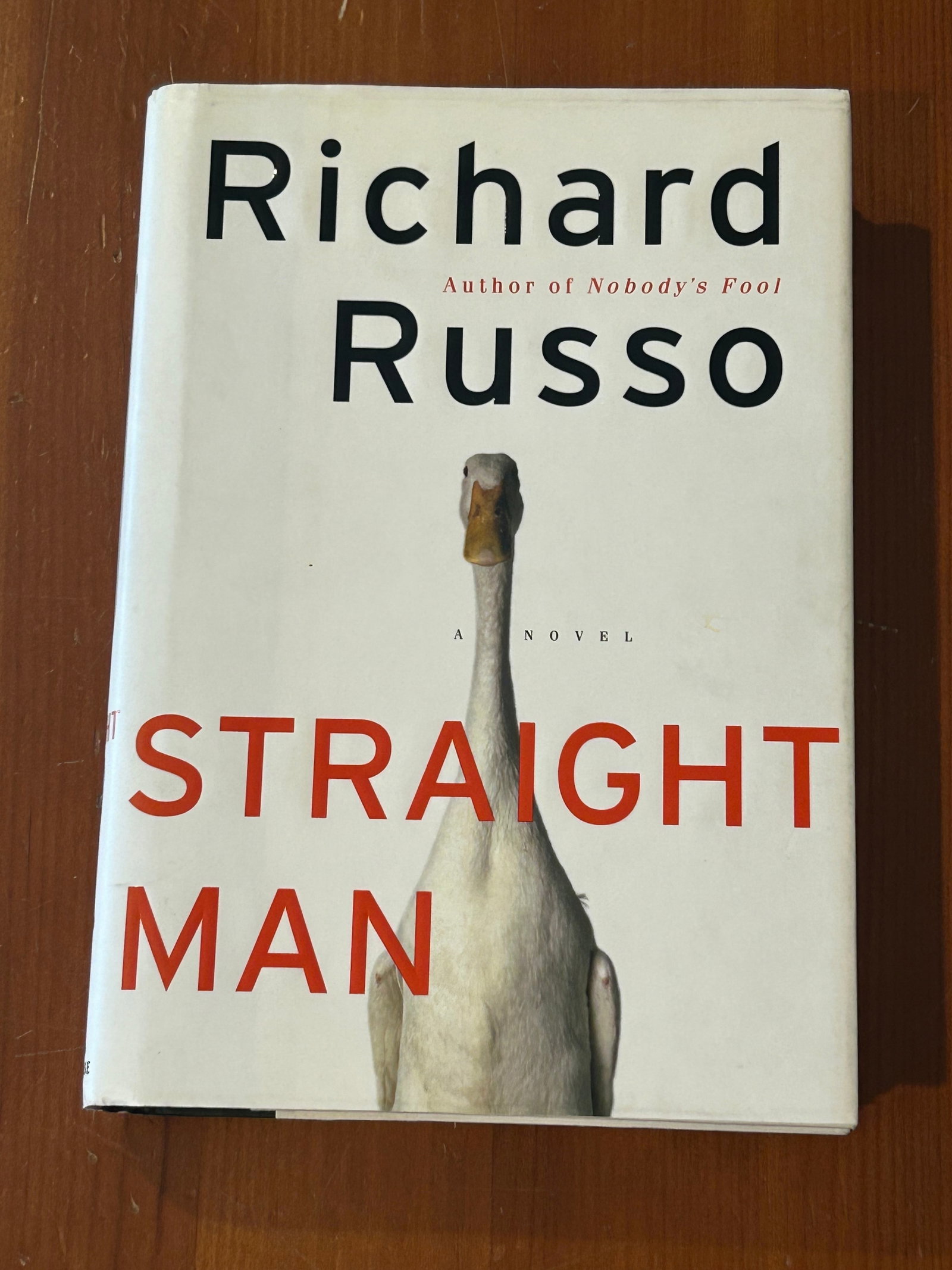 Straight Man by Richard Russo SIGNED First Edition (1 of 6)