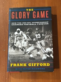 The Glory Game By Frank Gifford SIGNED First Edition