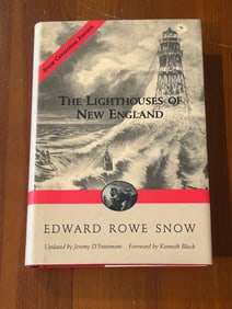The Lighthouses Of New England SIGNED by Jeremy D'Entremont & Dolly Rowe Snow