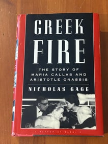 Greek Fire by Nicholas Gage SIGNED & inscribed First Edition