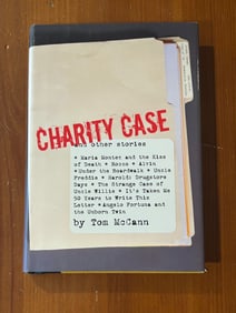 Charity Case by Tom McCann SIGNED & inscribed First Edition