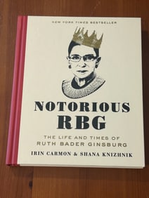 Notorious RBG by Iron Carmon SIGNED Later Printing