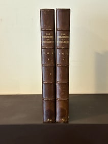 The Comedies Of William Congreve In Two Volumes 1895 Limited To 25 Copies Printed On Japanese Vellum