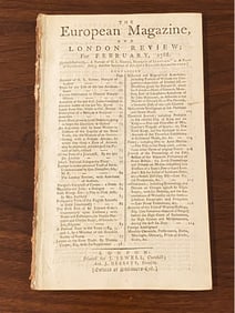 The European Magazine And London Review For February 1788
