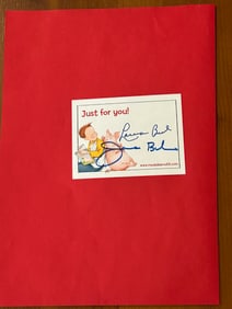 Laura Bush And Jenna Bush SIGNED Bookplate