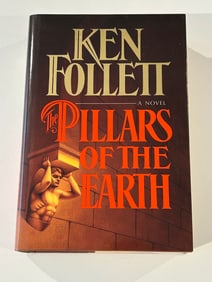 The Pillars Of The Earth by Ken Follett SIGNED & inscribed First Edition