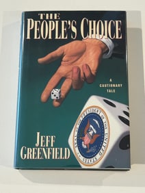 The People's Choice by Jeff Greenfield First Edition With SIGNED Handwritten Note