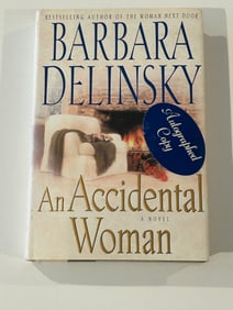An Accidental Woman by Barbara Delinsky SIGNED First Edition