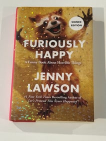 Furiously Happy by Jenny Lawson SIGNED First Edition