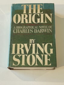 The Origin by Irving Stone SIGNED First Edition