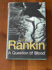 A Question Of Blood By Ian Rankin SIGNED UK First Edition