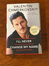 I'll Never Change My Name By Valentin Chmerkovskiy SIGNED First Edition