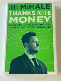Thanks For The Money By Joel McHale SIGNED First Edition