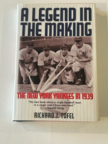 A Legend In The Making by Richard J. Tofel SIGNED & inscribed First Edition