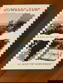 Howard Zinn A Life On The Left by Martin Duberman SIGNED First Edition