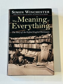 The Meaning Of Everything by Simon Winchester SIGNED First Edition