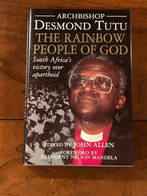 The Rainbow People Of God by Archbishop Desmond Tutu SIGNED UK First Edition