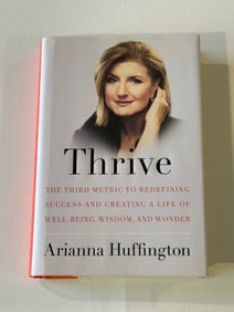 Thrive by Arianna Huffington SIGNED Second Printing