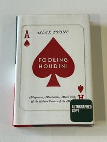 Fooling Houdini by Alex Stone SIGNED First Edition