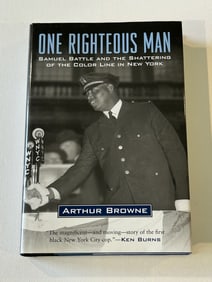 One Righteous Man by Arthur Browne SIGNED & Inscribed First Edition