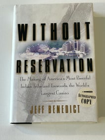 Without Reservation by Jeff Benedict SIGNED First Edition