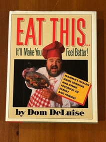 Eat This...It'll Make You Feel Better by Dom DeLuise SIGNED & Inscribed First Edition