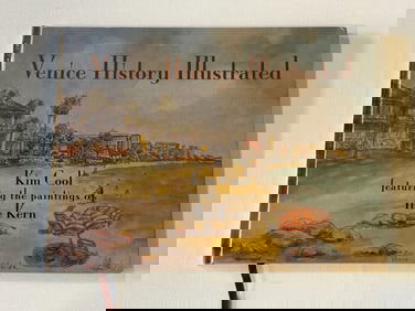 Venice History Illustrated by Kim Cool SIGNED & Inscribed First Edition