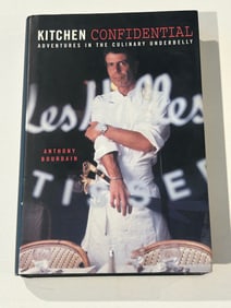 Kitchen Confidential by Anthony Bourdain SIGNED & Inscribed First Edition Fourth Printing